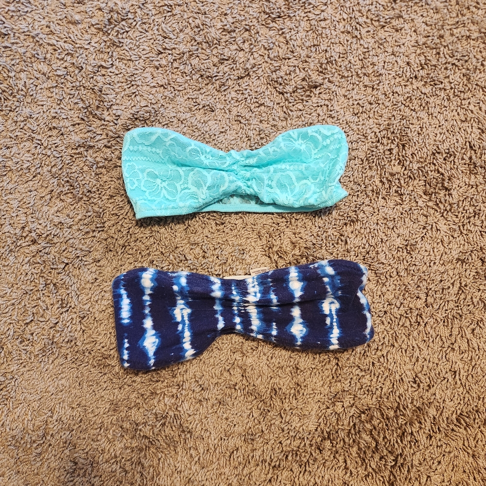 *BUNDLE* 2 Bandeau Crop Tops - XS
